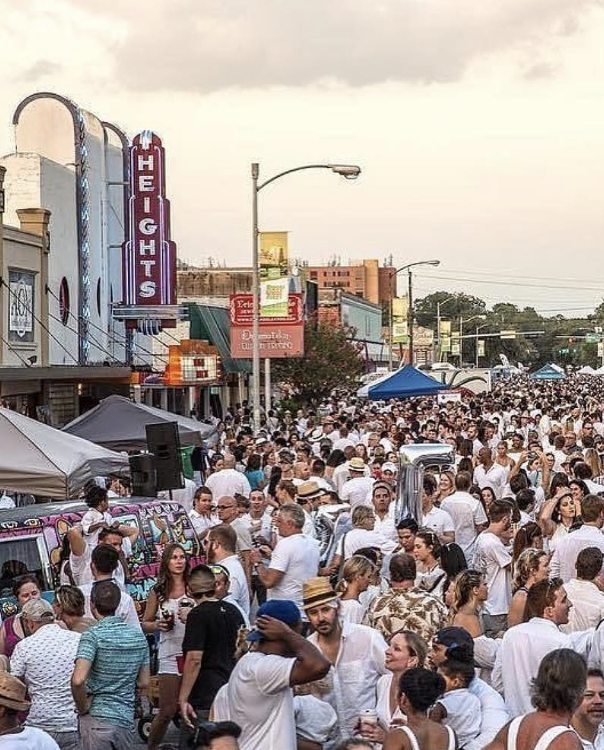 White Linen Night in The Heights